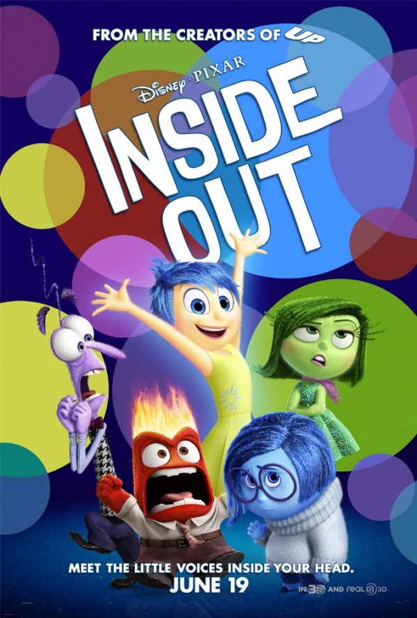 Inside Out Theatrical Poster. © 2015 Disney/Pixar.